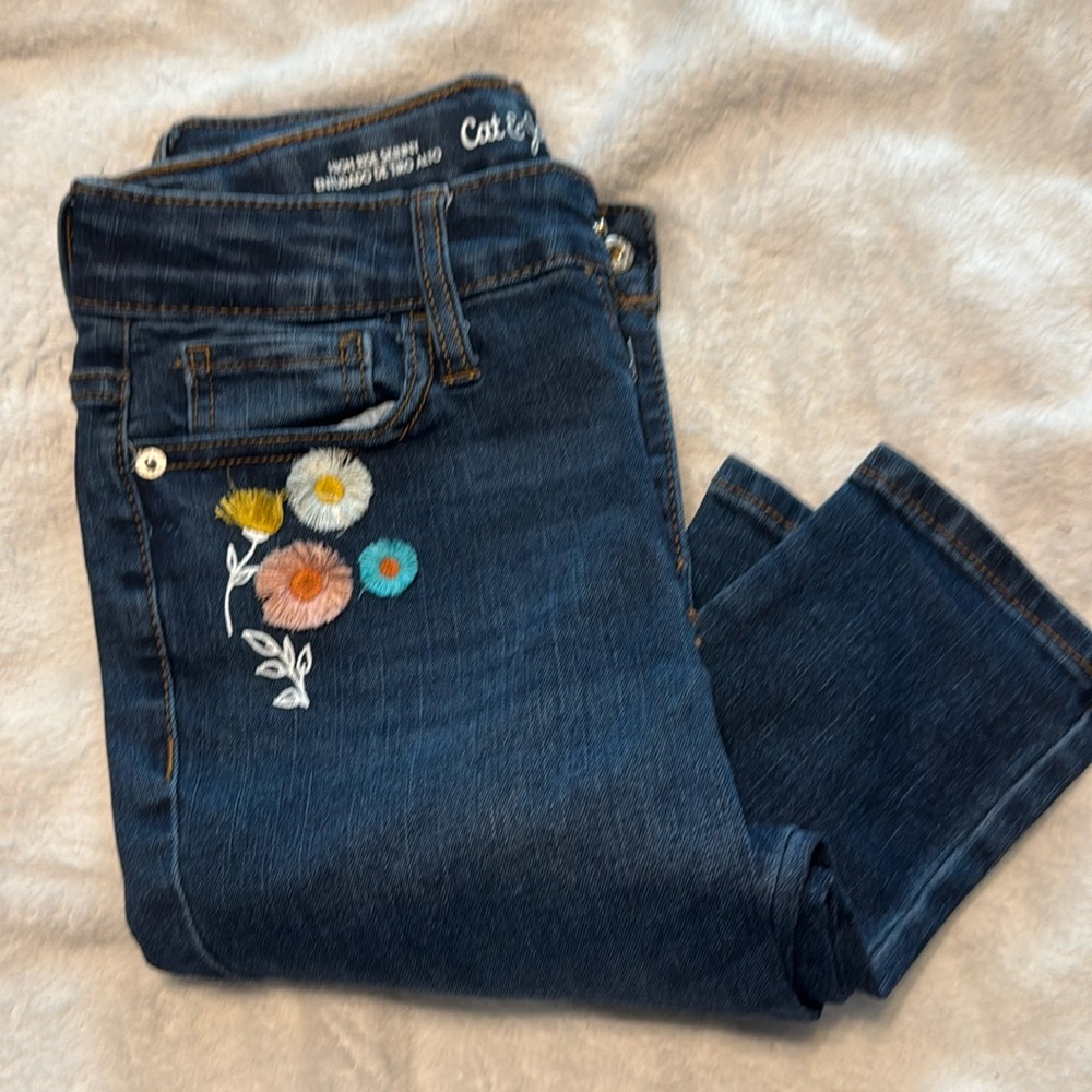 Girls cat and Jack high-rise skinny Jean